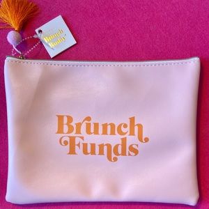 “Brunch Funds” Clutch Pouch